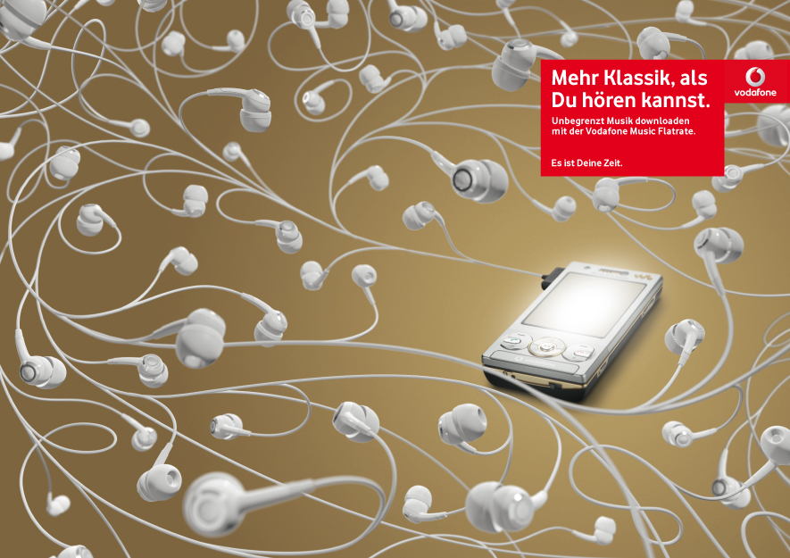 Vodafone Musicflat Print Motiv Klassik